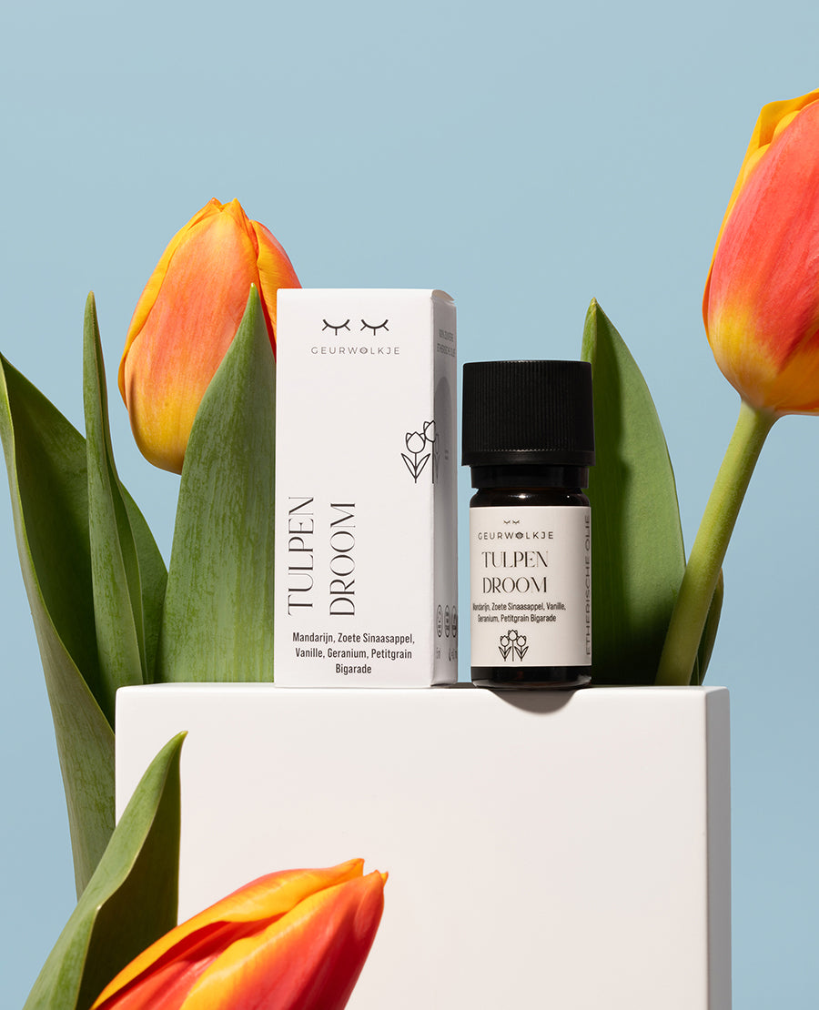Tulpendroom - Natuurlijke Etherische Olie Blend - Geurwolkje® Blend - 100% Etherische Olie - 5ml