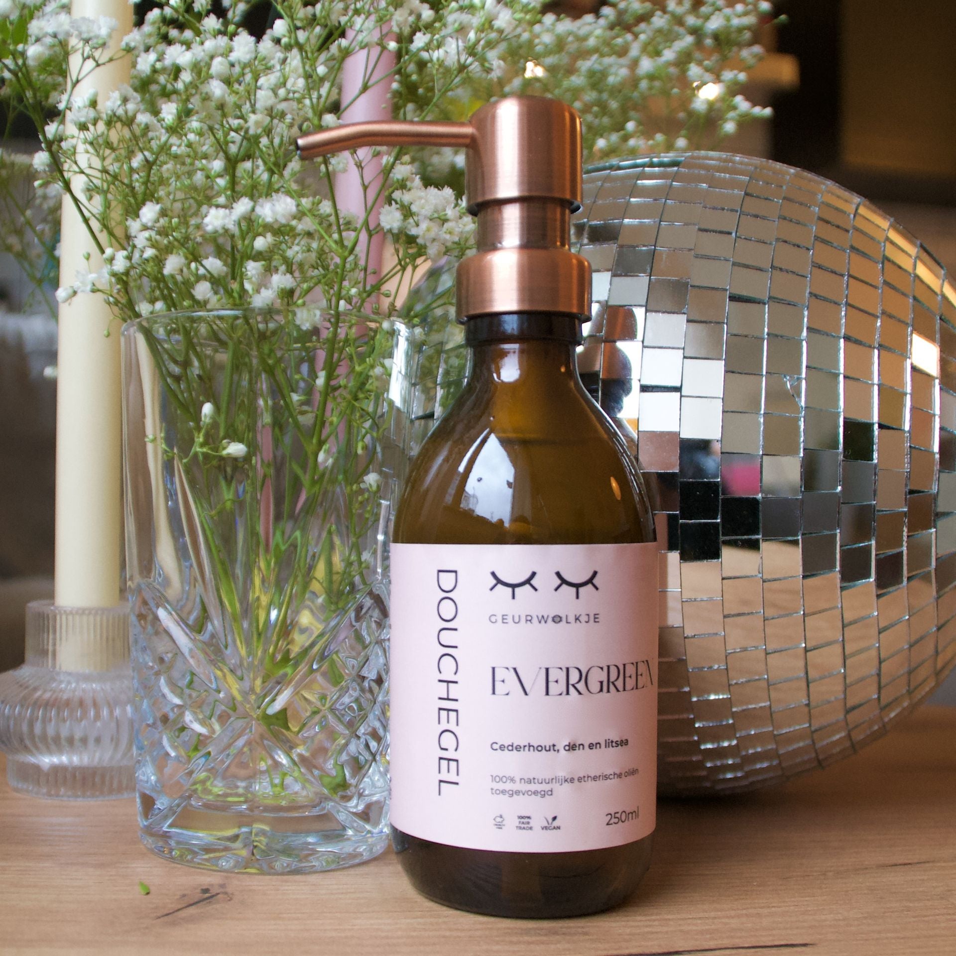 Geurwolkje® Douchegel - Evergreen - 250, 500 en 1000 ml