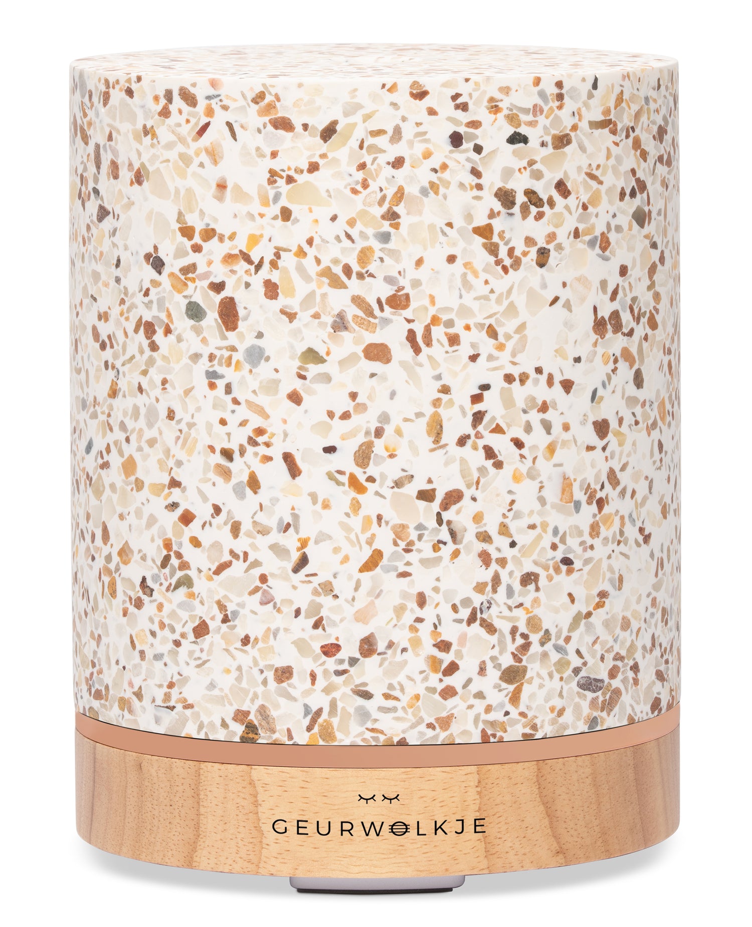 Geurwolkje Aroma Diffuser in terrazzo ovaal living green perfect voor geurverspreiding