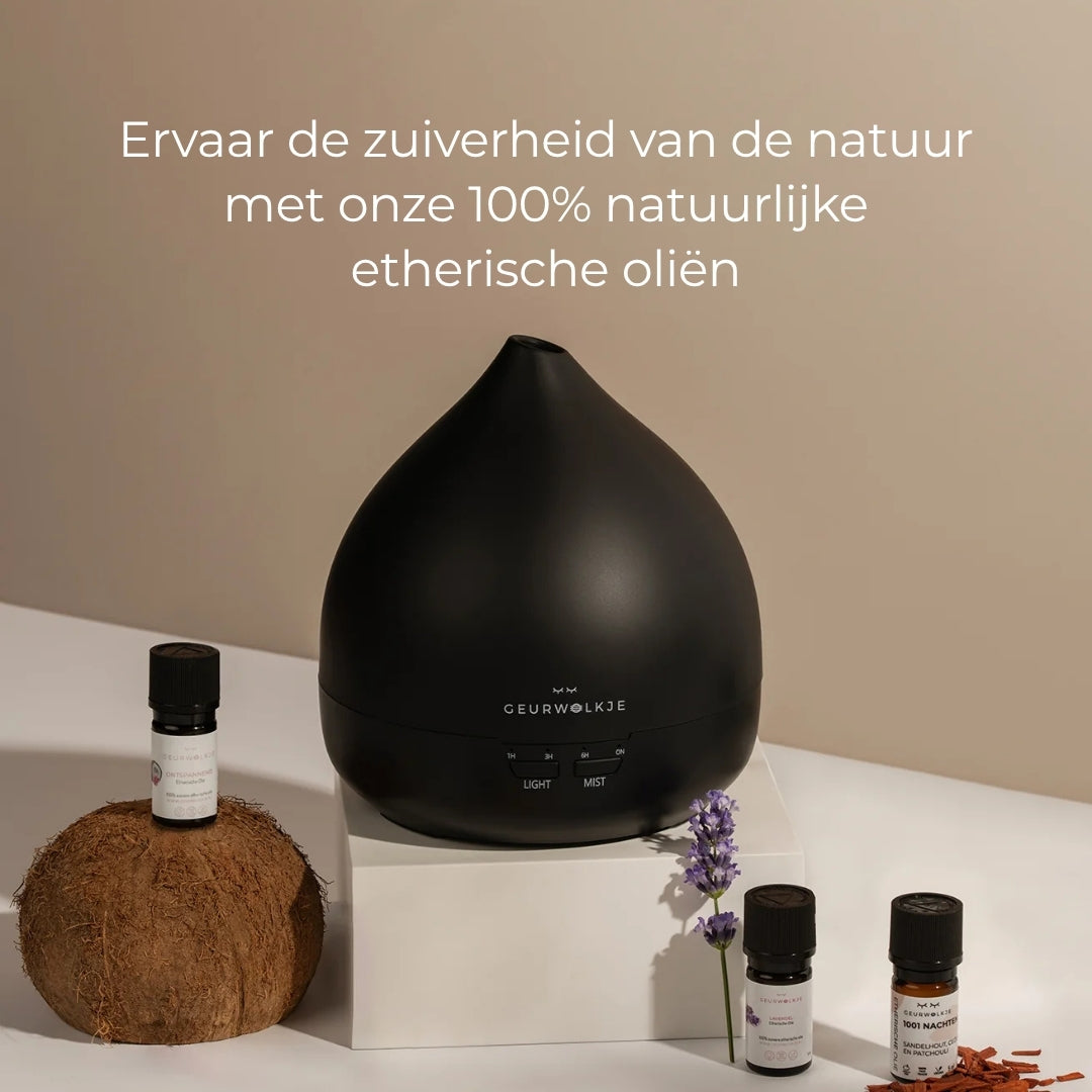 Geurwolkje Bundel – Unity 2.0 Zwart + Pepermunt & Citroen