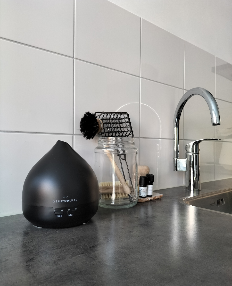 Unity 2.0 zwart Aroma diffuser Geurwolkje