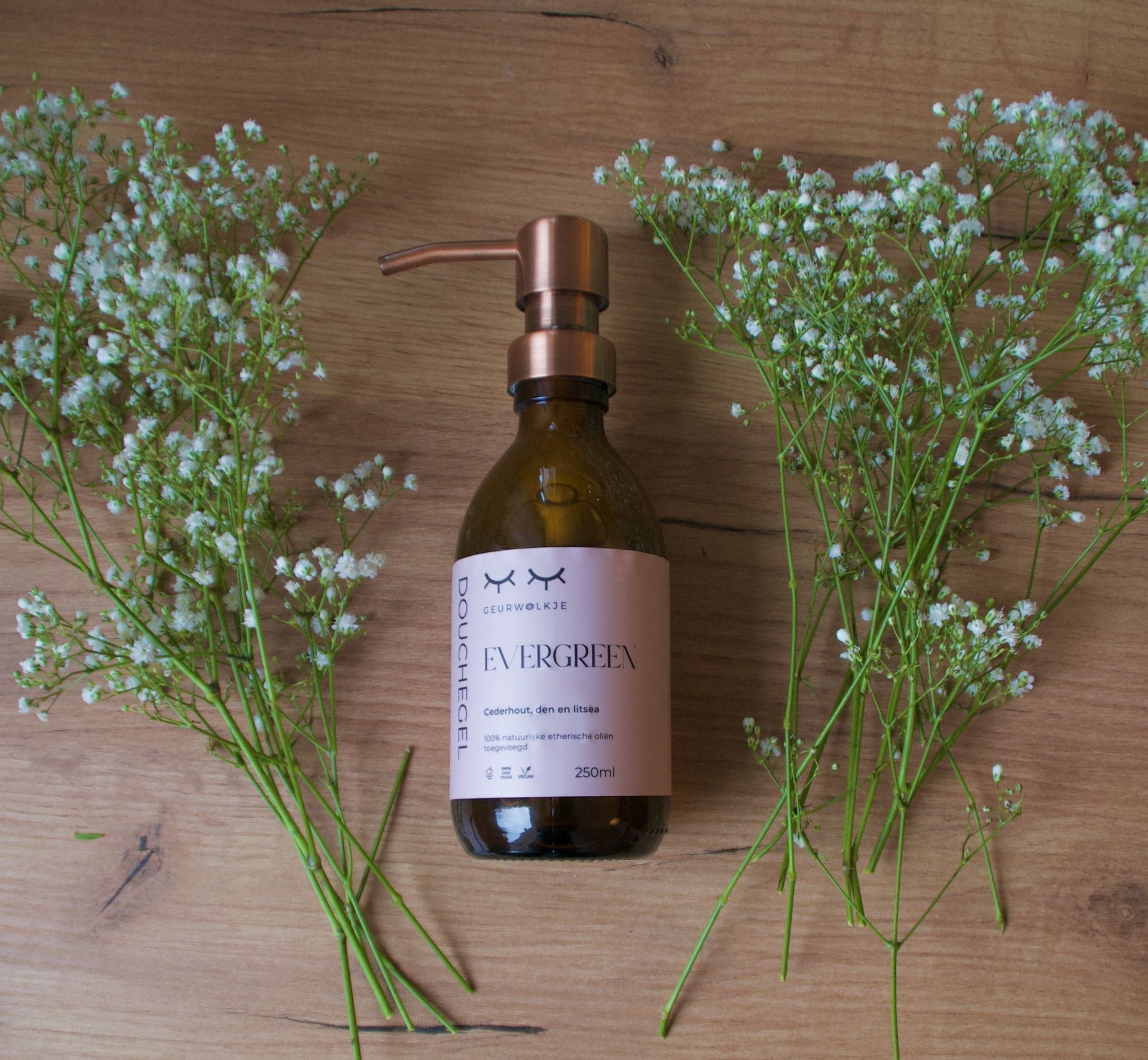 Geurwolkje® Douchegel - Evergreen - 250, 500 en 1000 ml