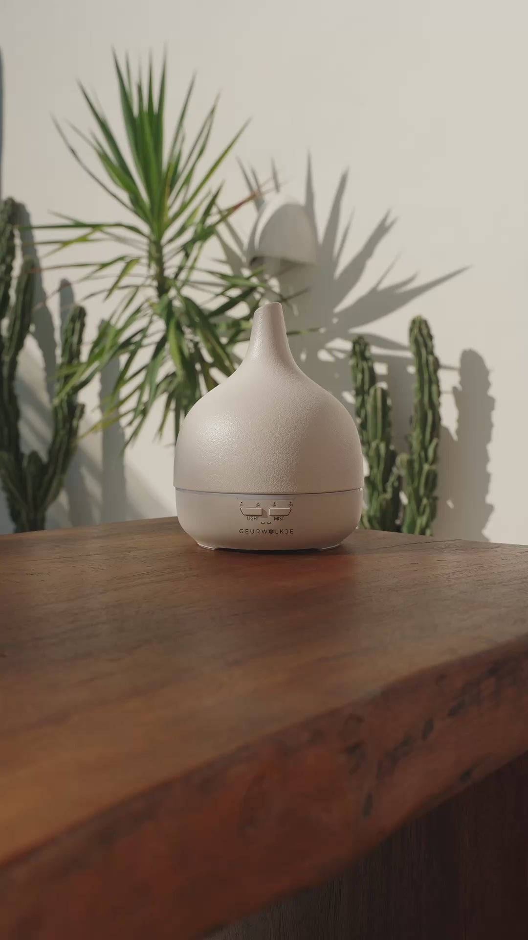 Close 2 Nature 3.0 - Geurwolkje® Aroma Diffuser - Keramiek -Off-White - 400 ML
