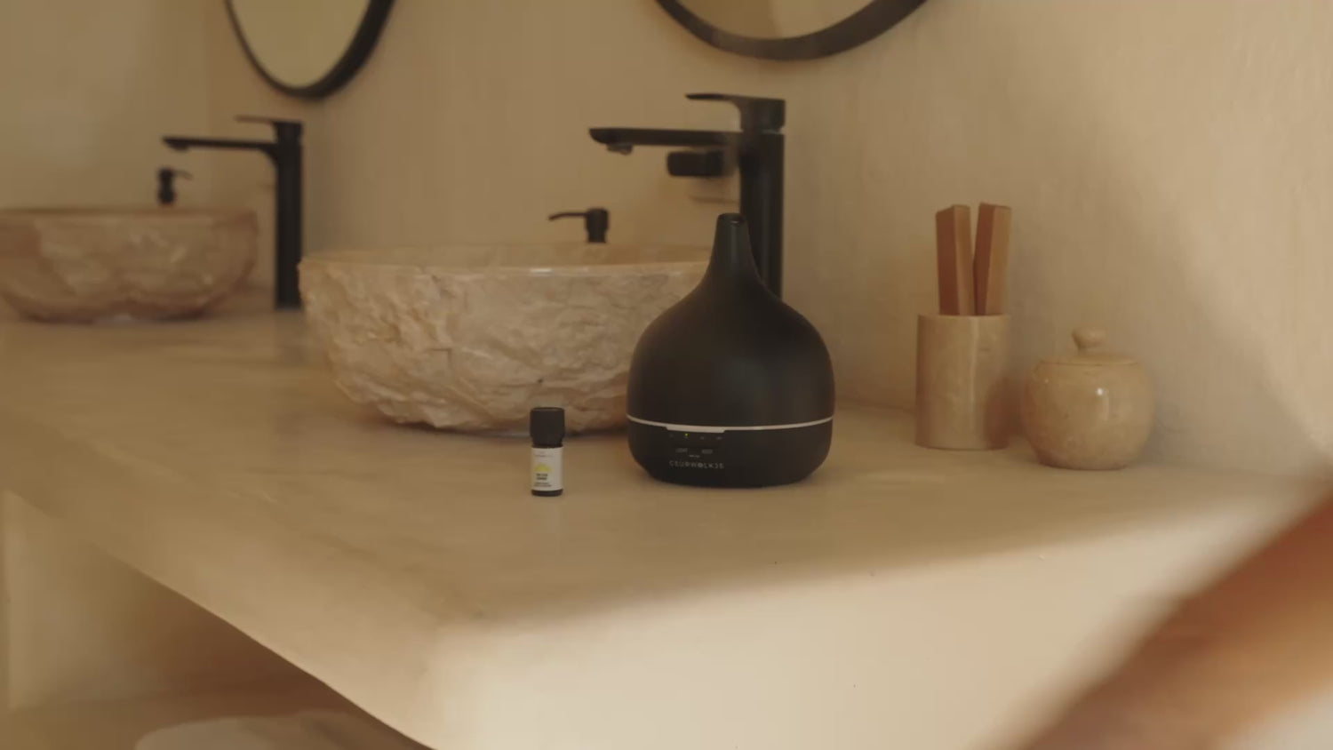 Close 2 Nature 3.0  - Geurwolkje® Aroma Diffuser - Keramiek - Eucalyptus - 400 ML