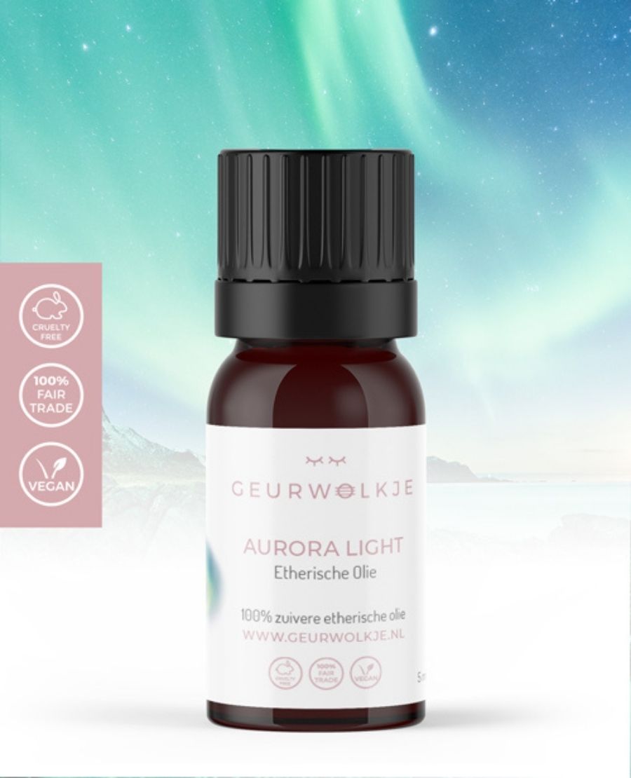 Aurora Light - Geurwolkje® Blend - 100% Etherische Olie - 5 Ml