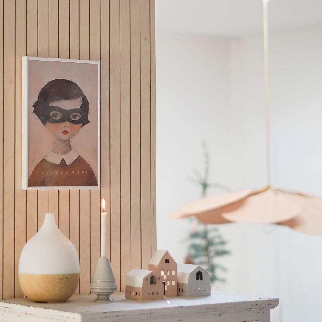 Geurwolkje Aroma Diffuser in licht hout Close 2 Nature 2.0, perfect voor geurverspreiding.