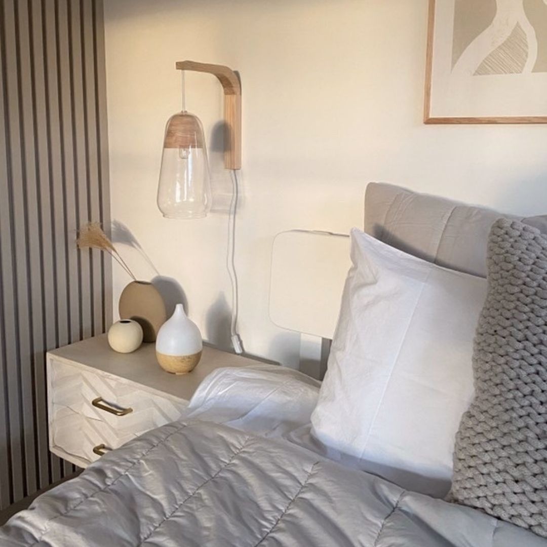 Geurwolkje Aroma Diffuser in licht hout Close 2 Nature 2.0, perfect voor geurverspreiding.