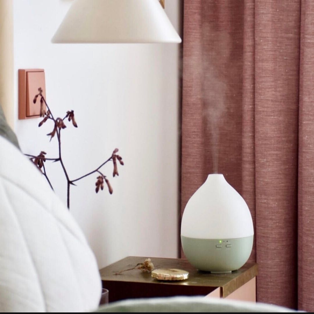 Geurwolkje Aroma Diffuser in Groen Nimbus 2.0, perfect voor geurverspreiding.