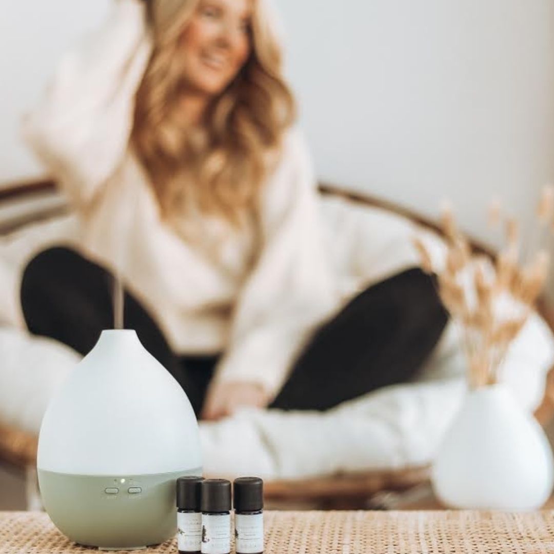 Geurwolkje Aroma Diffuser in Groen Nimbus 2.0, perfect voor geurverspreiding.