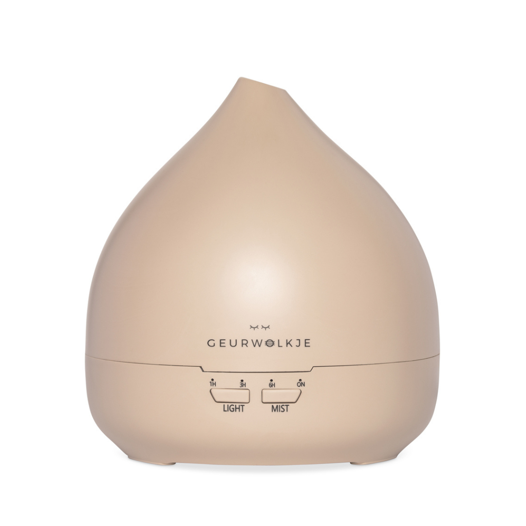 Geurwolkje Aroma Diffuser in nude Unity 2.0, perfect voor geurverspreiding.