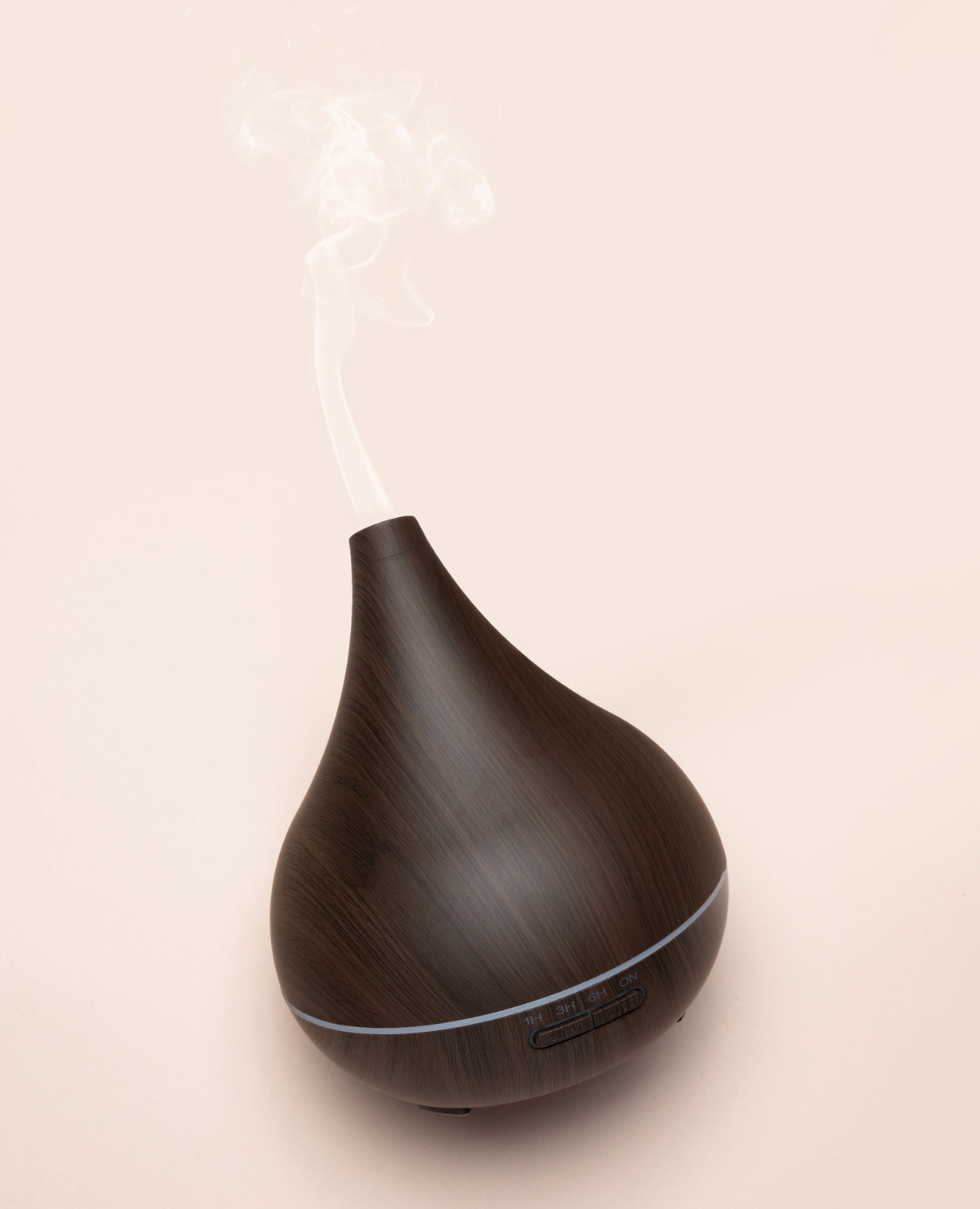 Geurwolkje Aroma Diffuser in donker hout Unity, perfect voor geurverspreiding.