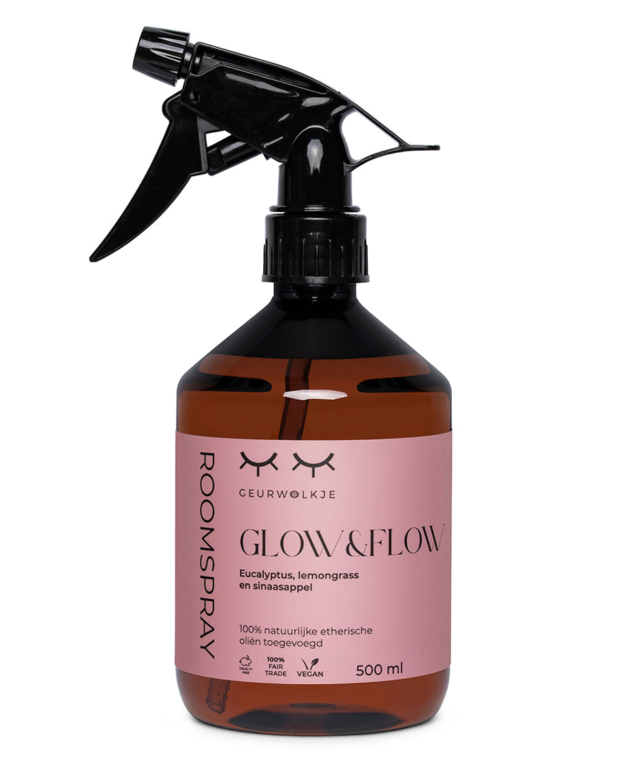 geurwolkje roomspray glow & flow 500ml