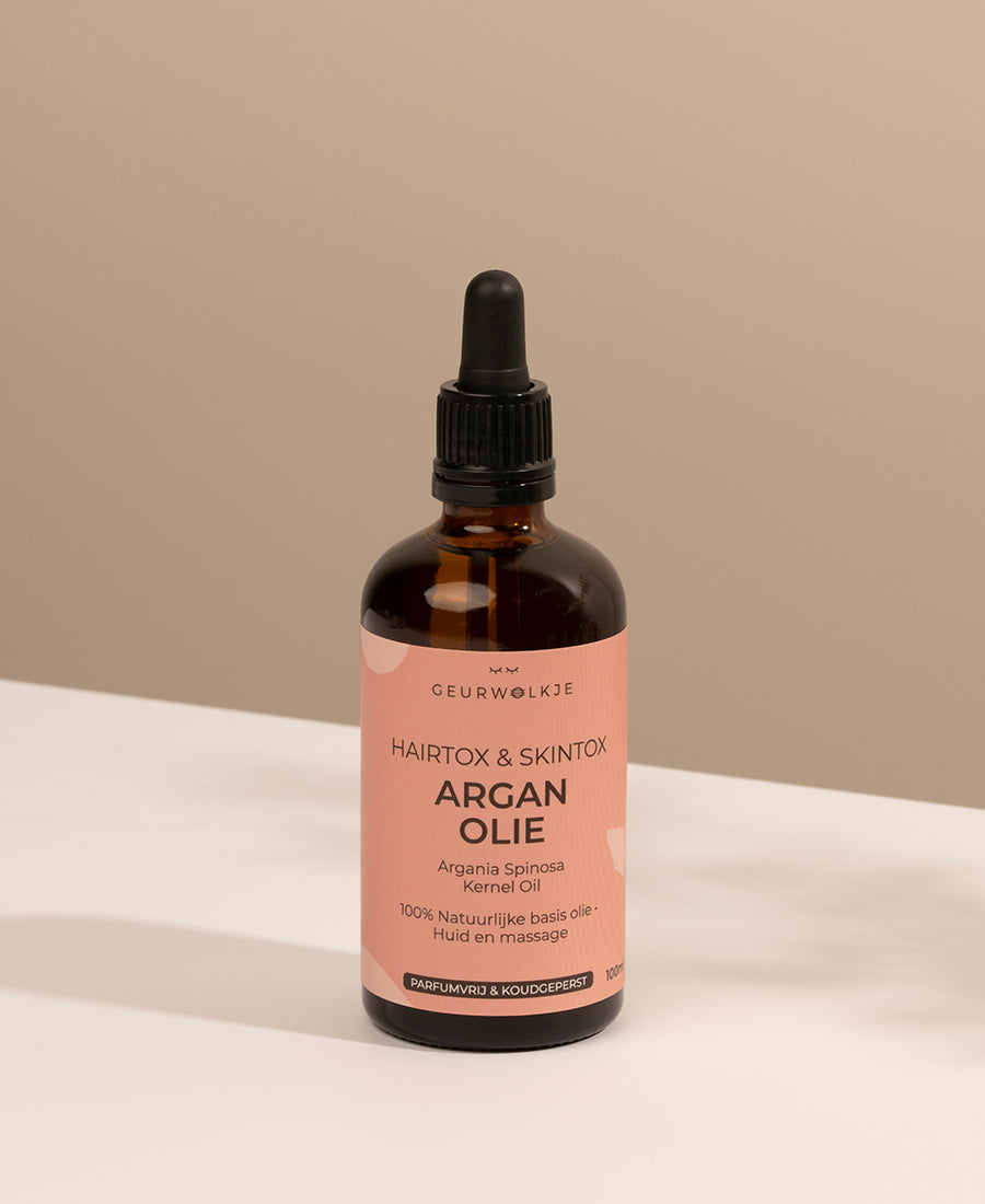 Geurwolkje® Skintox & Hairtox - Arganolie Koudgeperst 100% Natuurlijke basisolie 100ml