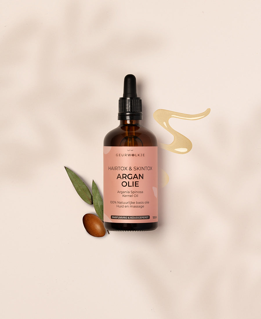 Geurwolkje® Skintox & Hairtox - Arganolie Koudgeperst 100% Natuurlijke basisolie 100ml