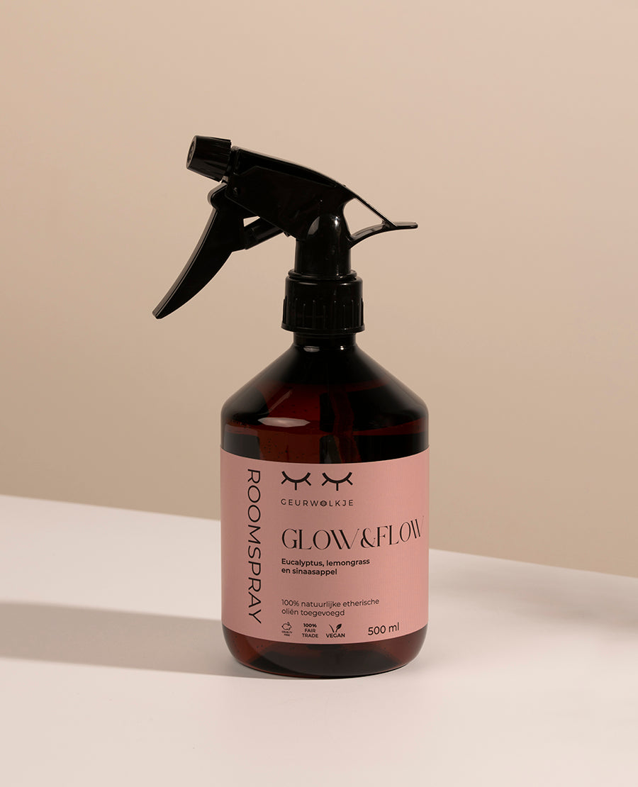 geurwolkje roomspray glow & flow 500ml