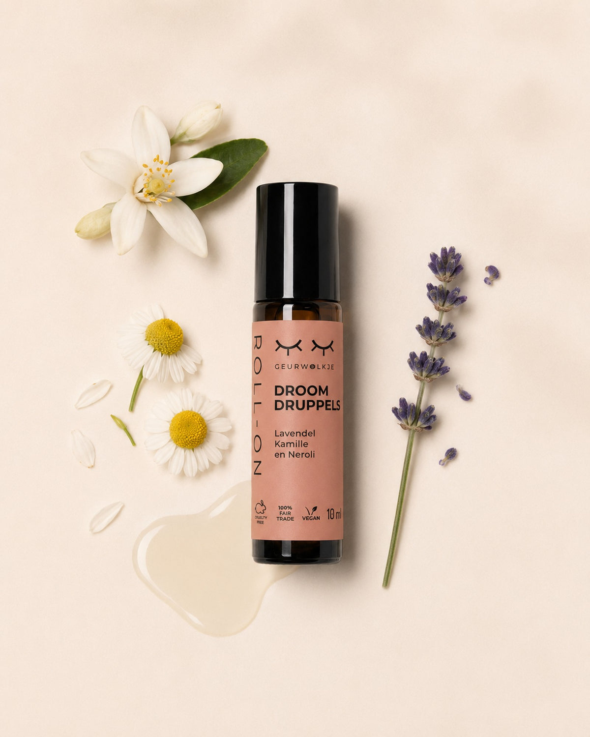 Droom Druppels  - Natuurlijke Parfum Roller met Etherische Olie - 10 ml