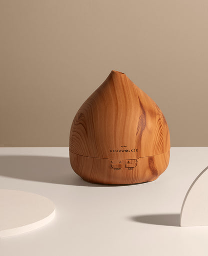 Unity 2.0 - Geurwolkje® Aroma Diffuser - Full Light Wood - 400 ml