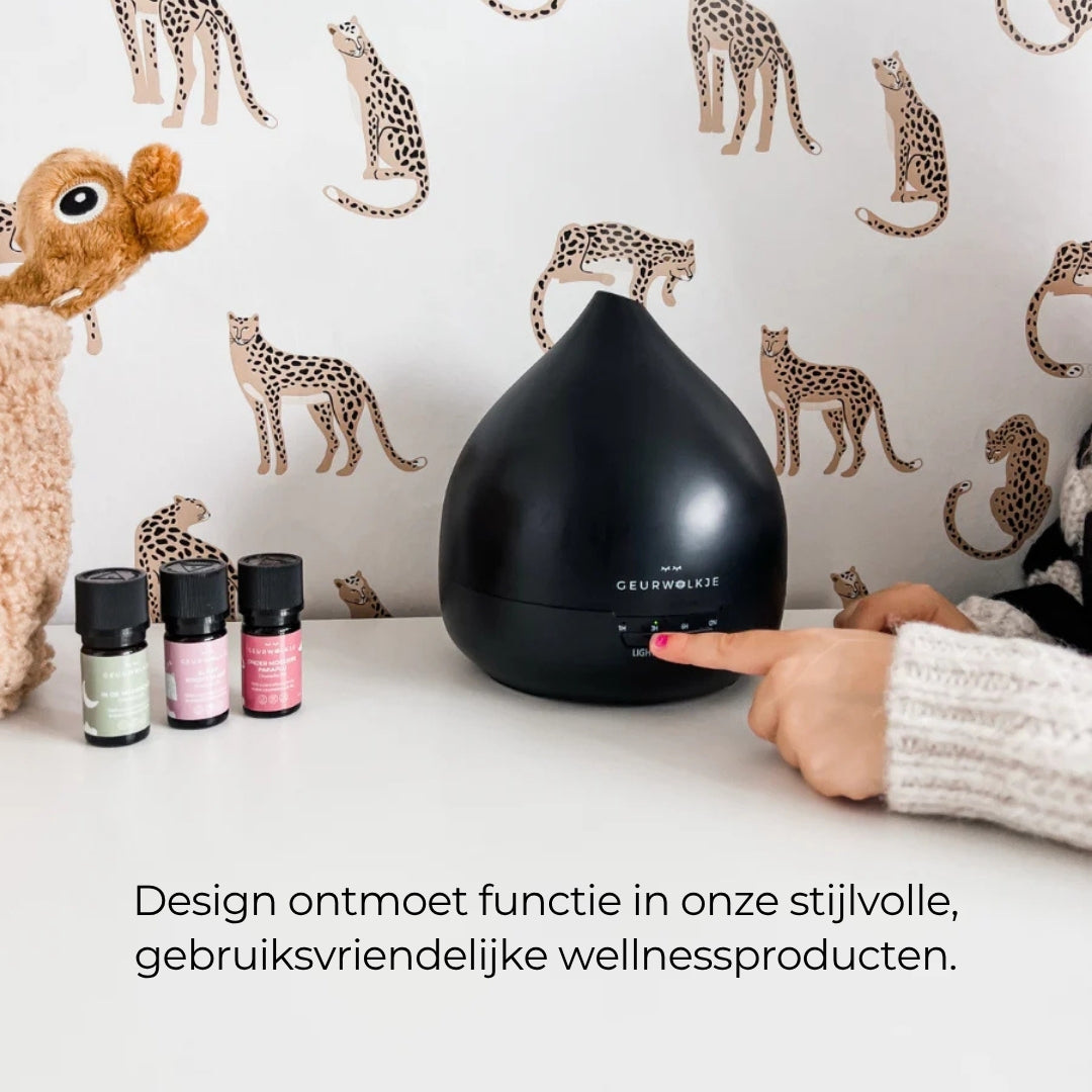 Geurwolkje Bundel – Unity 2.0 Zwart + Pepermunt &amp; Citroen