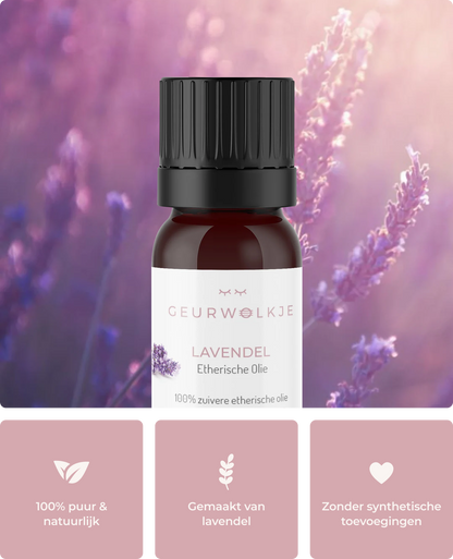 Etherische lavendelolie tegen stress en slecht slapen