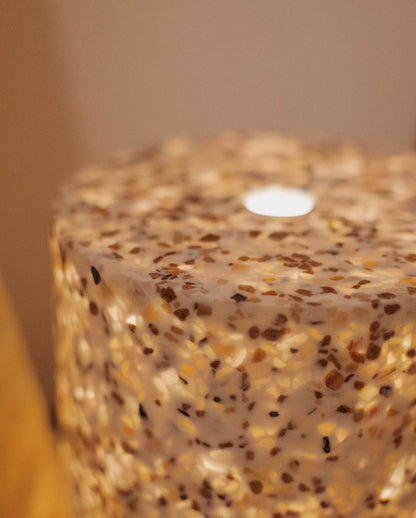 Geurwolkje Aroma Diffuser in terrazzo ovaal living green perfect voor geurverspreiding