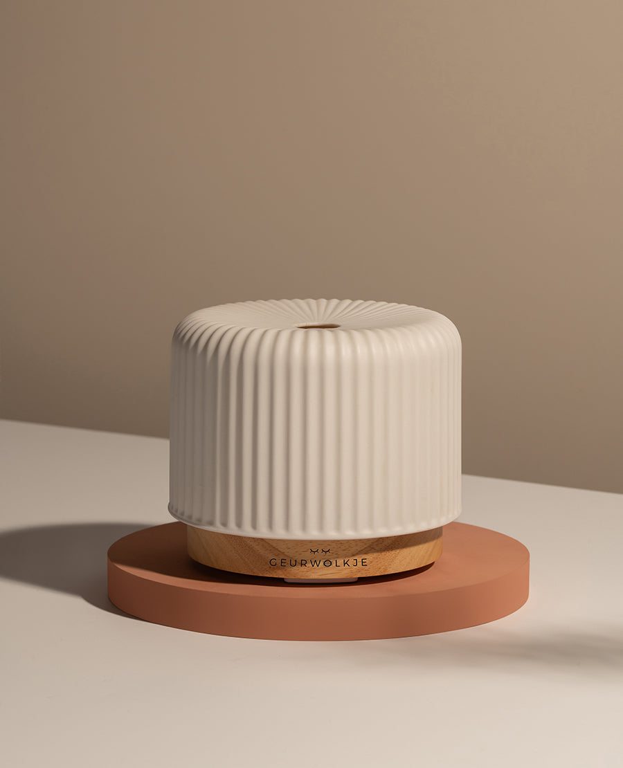 Aroma Diffuser 550ml Lichtbruin – Etherische Olie Aroma Diffuser 550ml Lichtbruin – Etherische Olie