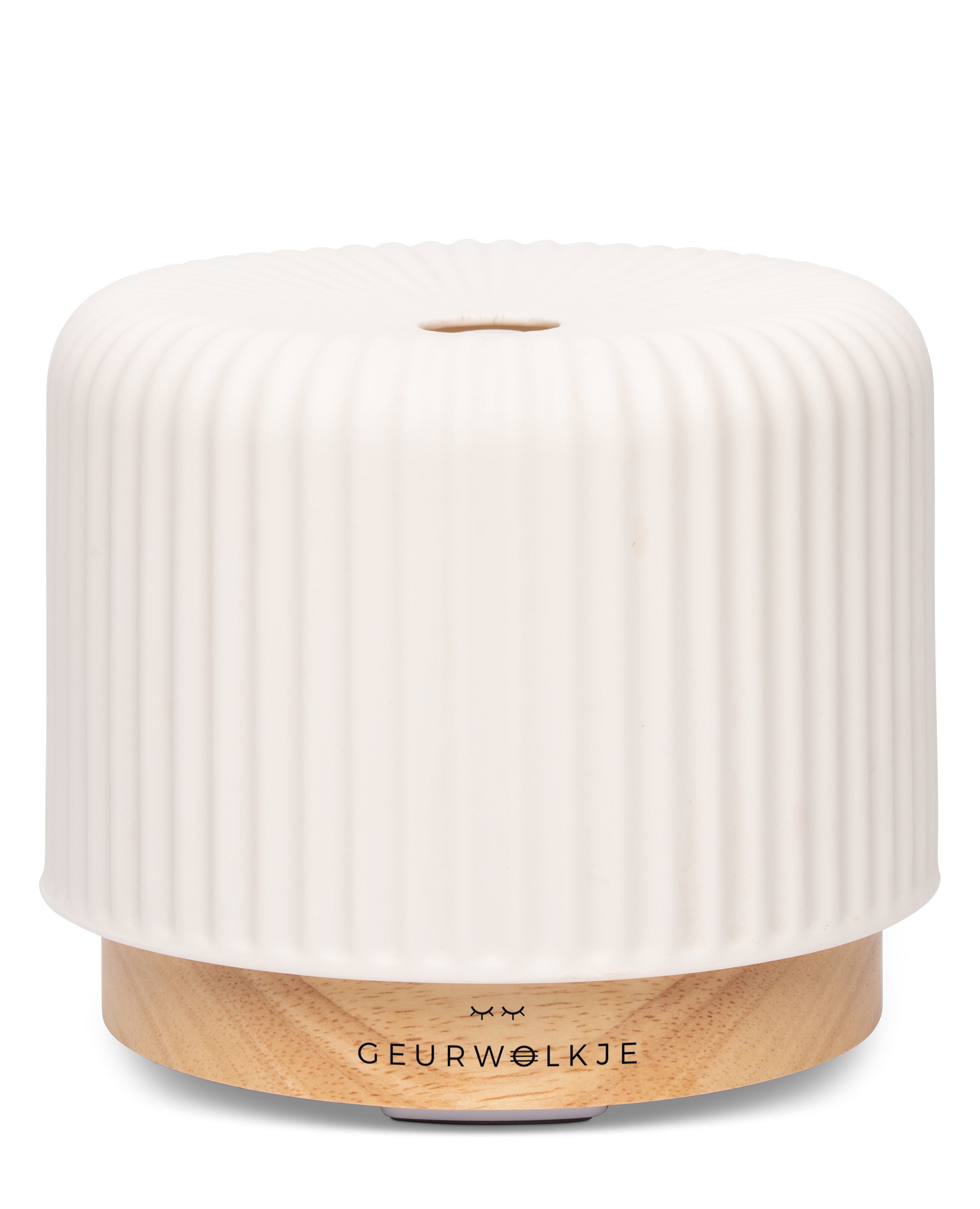 alegante witte keramische aroma diffuser van Geurwolkje