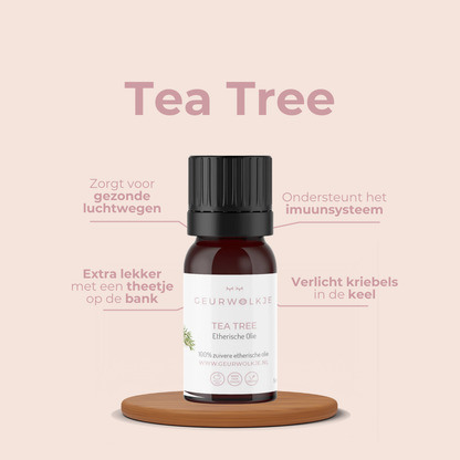 Tea tree eterische olie verkoudheidsbundel