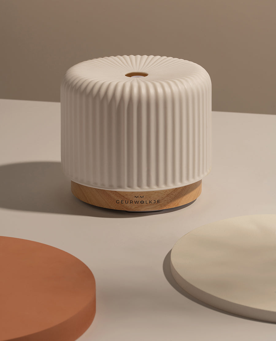 aroma diffuser keramiek wit