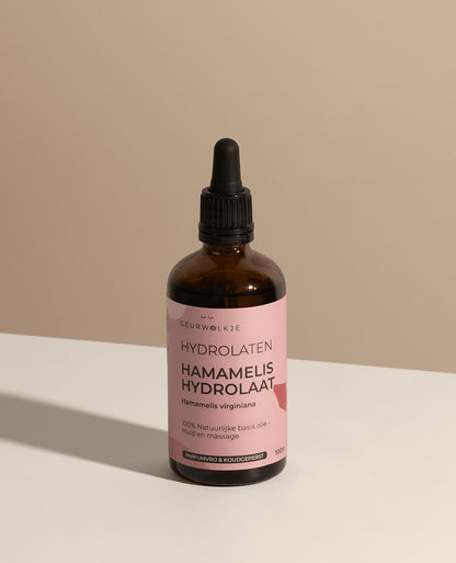 Geurwolkje - Hydrolaat - Hamamelis - Natuurlijke Basisolie - 100 ml