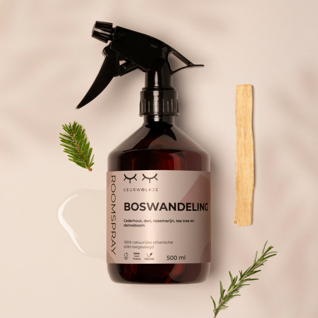 geurwolkje roomspray boswandeling 500ml