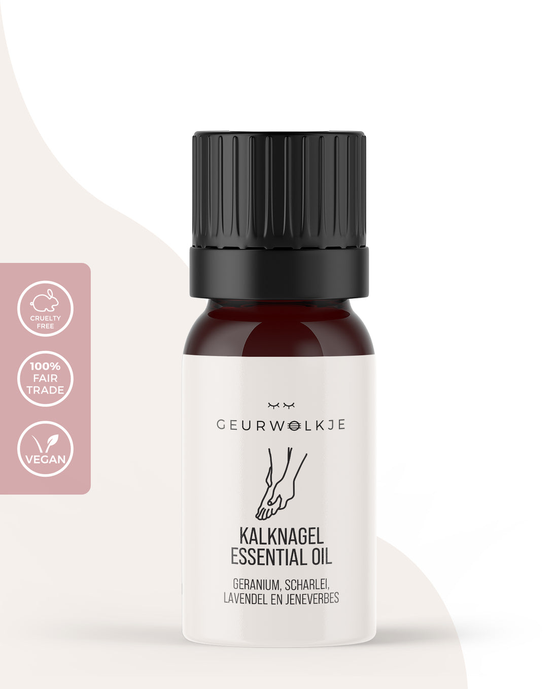 Kalknagel Olie - Geurwolkje® Verzorgende Olie Kalknagels - 100% Natuurlijk - 5ML