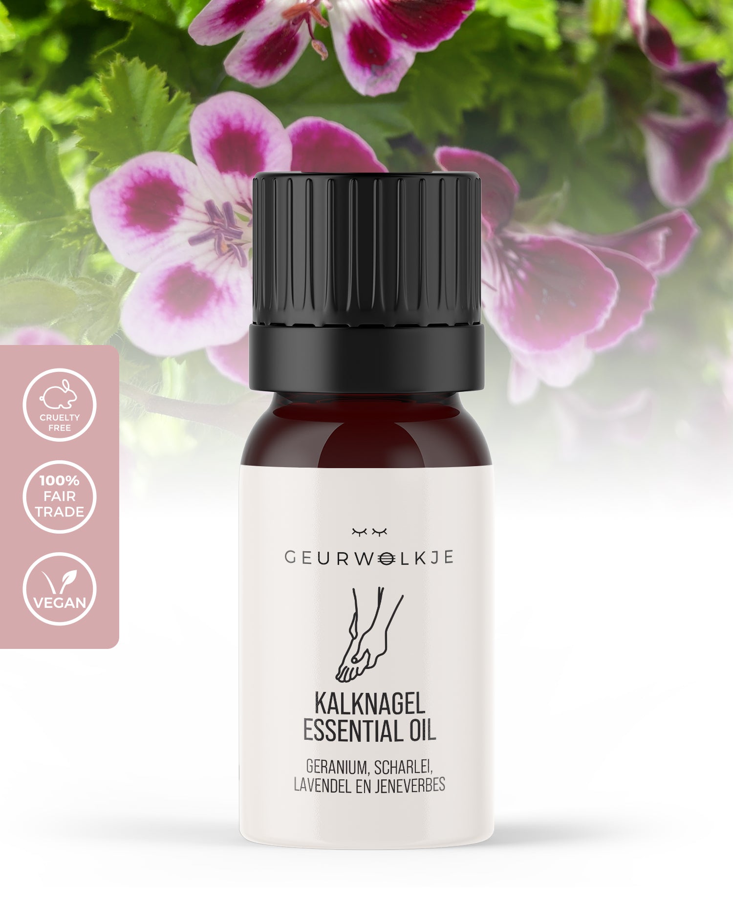 Kalknagel Olie - Geurwolkje® Verzorgende Olie Kalknagels - 100% Natuurlijk - 5ML