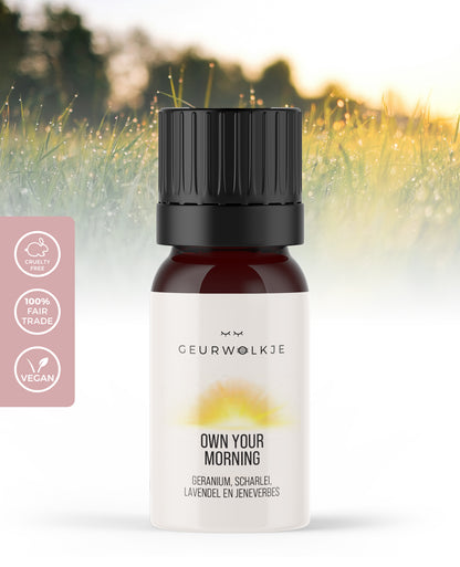 Own Your Morning - Geurwolkje® Blend - 100% Etherische Olie - 5 ML