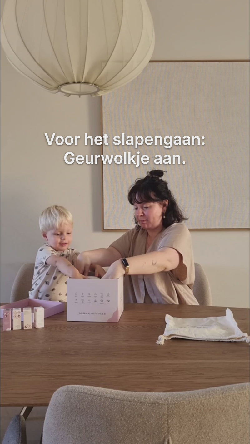 Unity 2.0 Donker Hout – voor het slapengaan Geurwolkje aan – 9 seconden