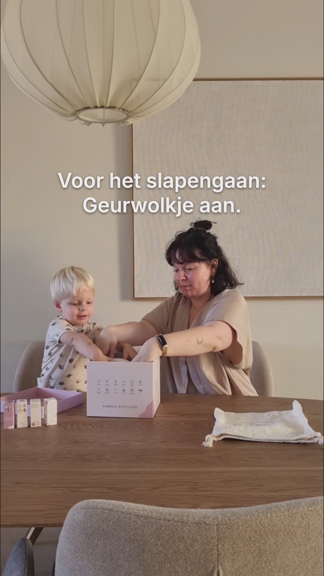 Unity 2.0 Donker Hout – voor het slapengaan Geurwolkje aan – 9 seconden