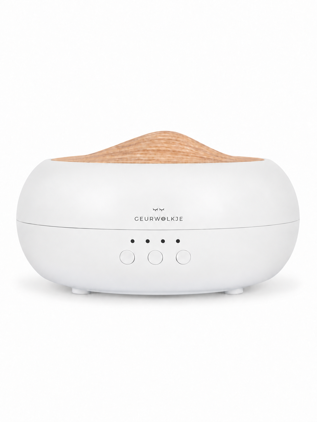 Sakura Geurwolkje aroma diffuser wit 250 ml, volledig afgebeeld op een witte achtergrond