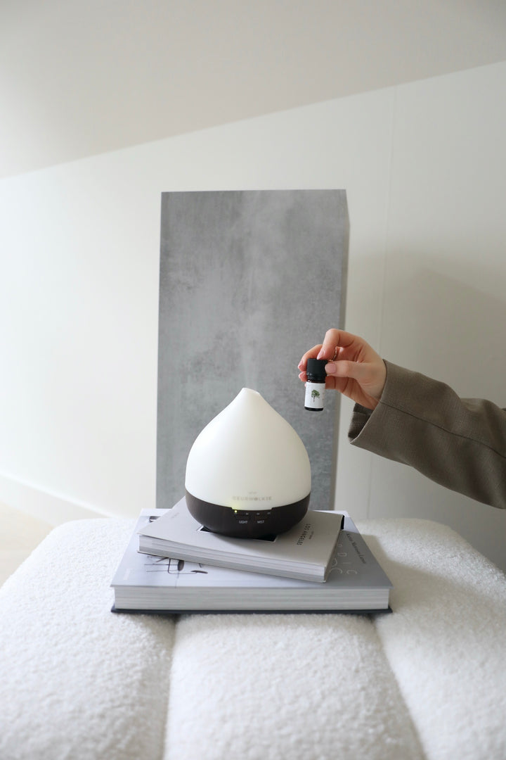 Unity 2.0 Donker hout aroma diffuser met Boswandeling etherische olie