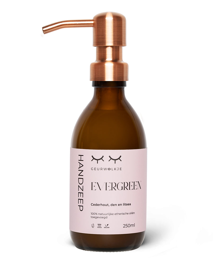 Natuurlijke handzeep - Evergreen - 250 en 500 ML