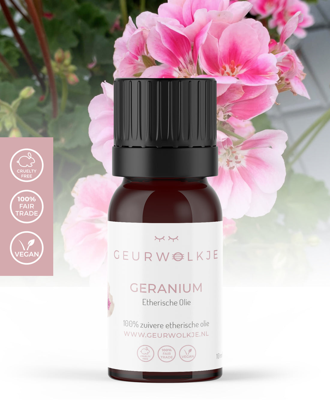 Geranium - 100% Etherische Olie - 10 ml