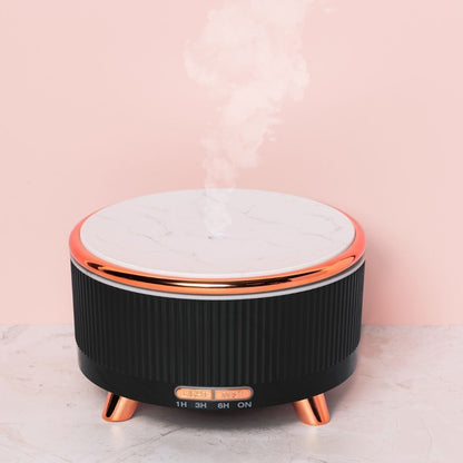 Geurwolkje Aroma Diffuser in zwart Serenity, perfect voor geurverspreiding.