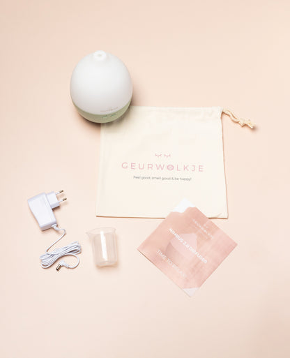Geurwolkje Aroma Diffuser in Groen Nimbus 2.0, perfect voor geurverspreiding.