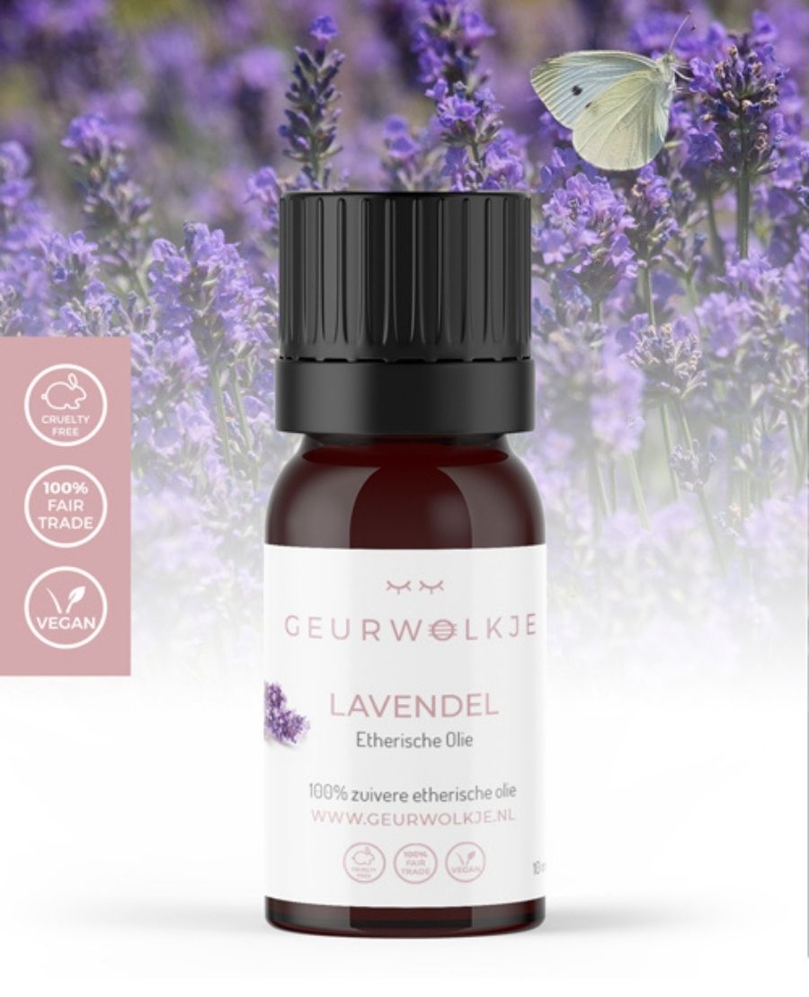 Lavendel etherische olie van Geurwolkje als eerste keuze in de top 5 voor de avond