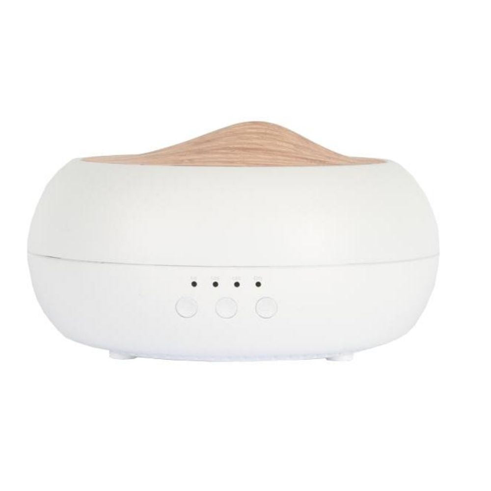 Geurwolkje Etherische Olie Diffuser in wit Sakura, ideaal voor etherische oliën.