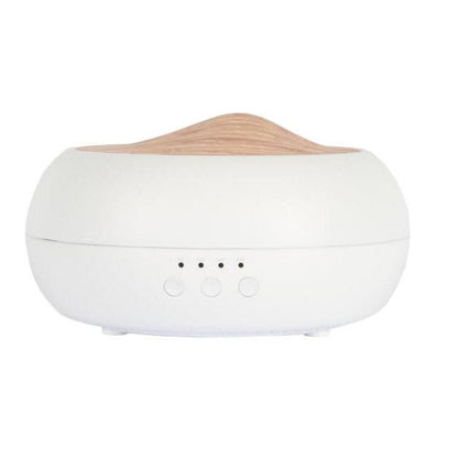 Geurwolkje Etherische Olie Diffuser in wit Sakura, ideaal voor etherische oliën.