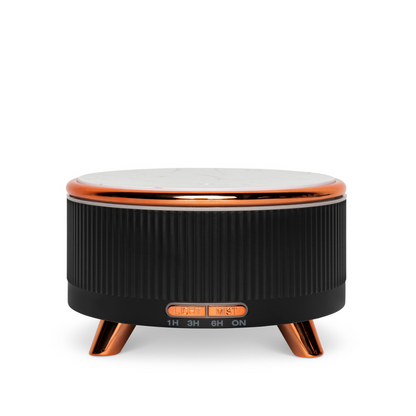Geurwolkje Aroma Diffuser in zwart Serenity, perfect voor geurverspreiding.