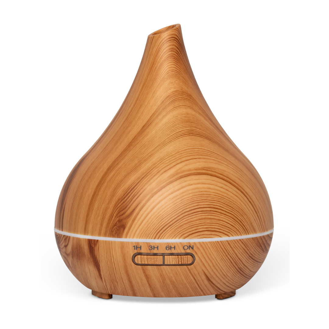 Geurwolkje Aroma Diffuser in licht hout Unity, voor het verspreiden van aroma&