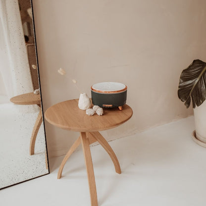 Geurwolkje Aroma Diffuser in zwart Serenity, perfect voor geurverspreiding.