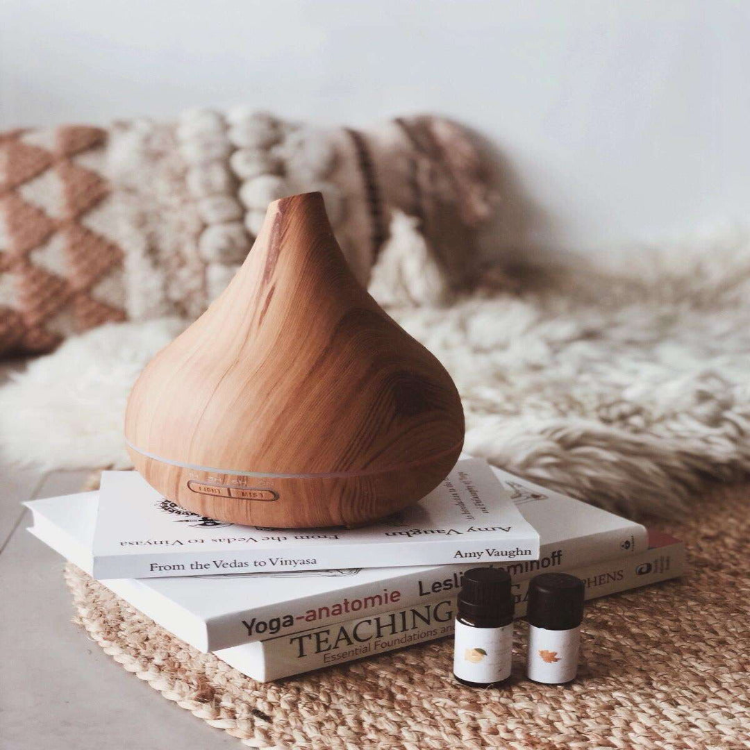 Geurwolkje Aroma Diffuser in licht hout Unity voor het verspreiden van aroma&