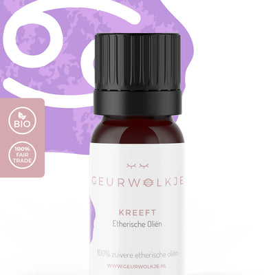 Cancer / Kreeft (22 juni - 22 juli) - Geurwolkje® Blend - 100% Etherische Olie - 5 ml