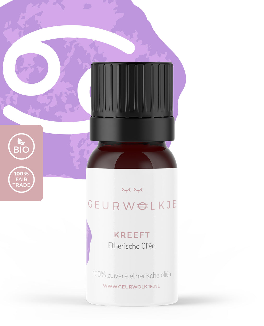 Cancer / Kreeft (22 juni - 22 juli) - Geurwolkje® Blend - 100% Etherische Olie - 5 ml